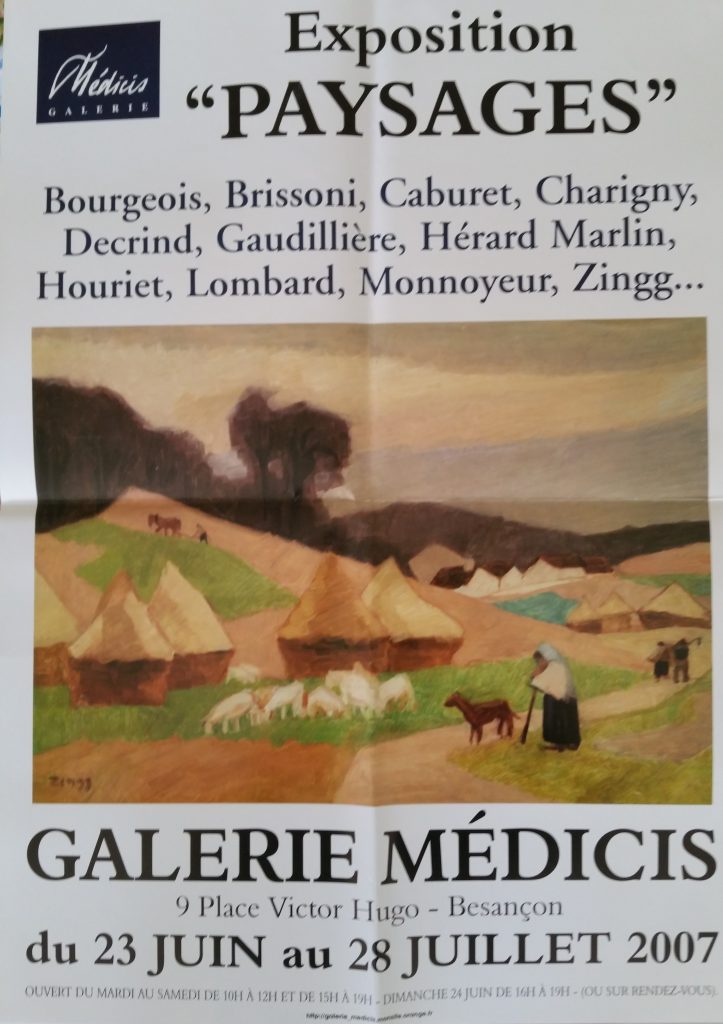 112-2007 affiche expo groupée Médicis