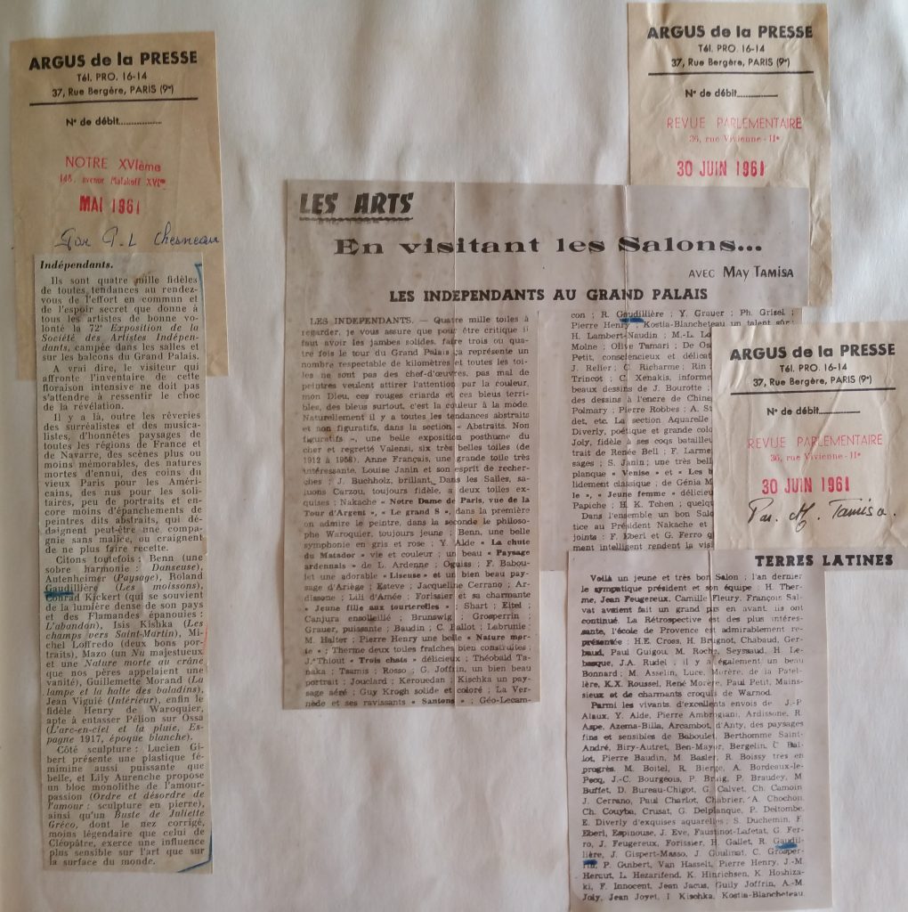 17- 1961 les indépendants au Grand Palais Paris