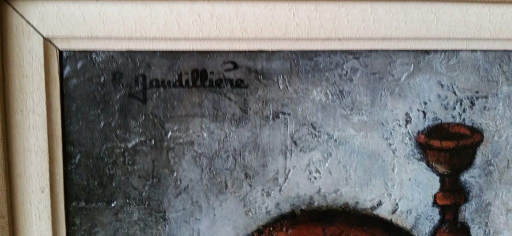 1961 la trompette ou N.M.à la trompette signature