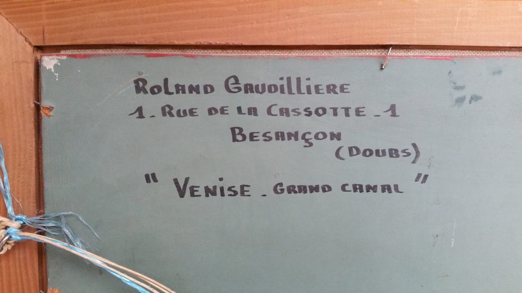 1962 venise-grand canal verso