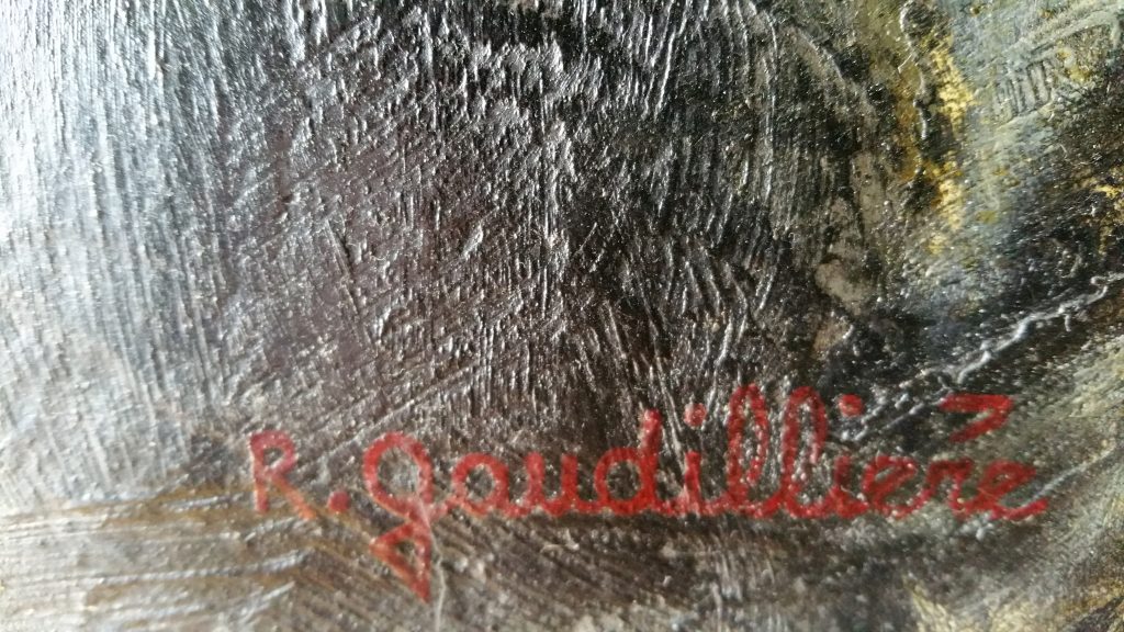 1964 le manége-chevaux de bois signature