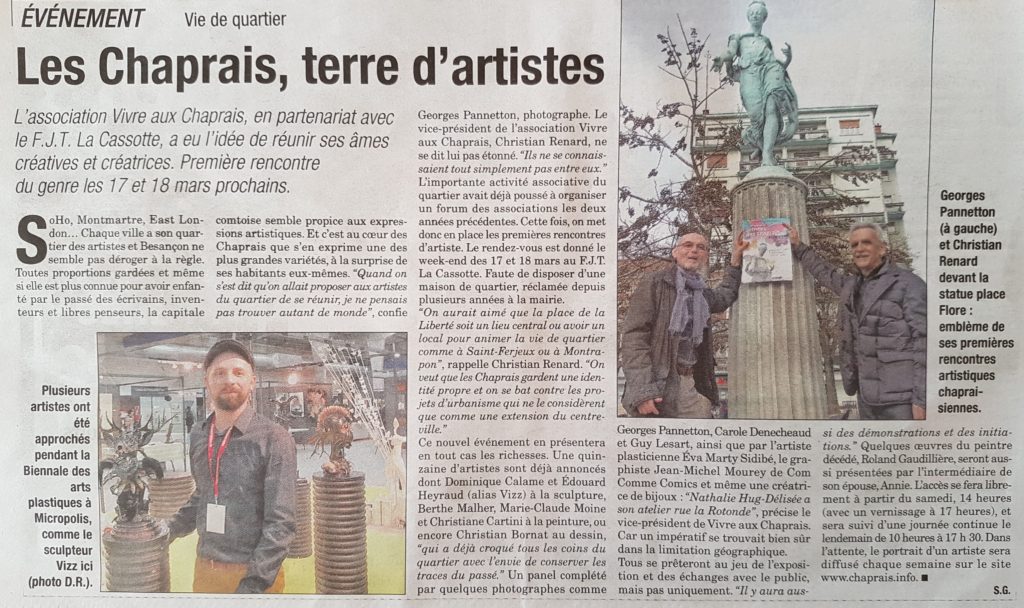 2018 17-18 mars Artistes des Chaprais Presse Bisontine