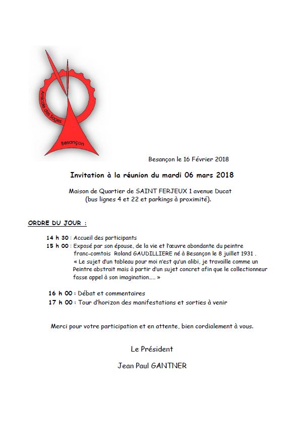 2018 6 mars invitation