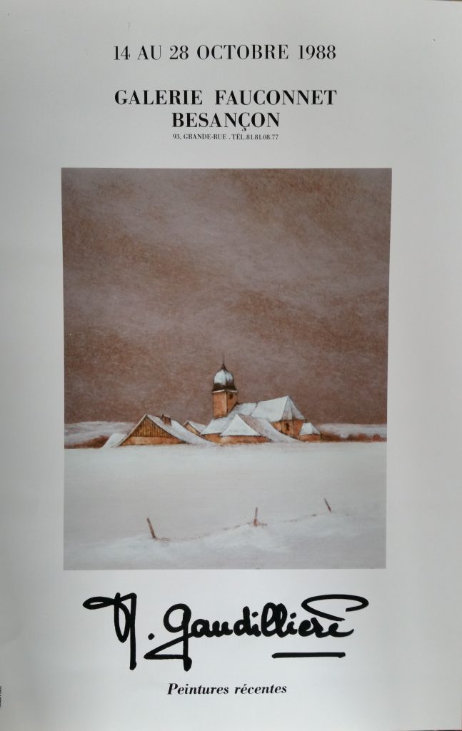 90-1988 affiche expo Fauconnet