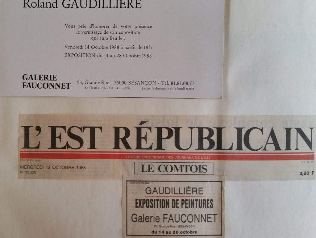 90-1988 carton d'invitation