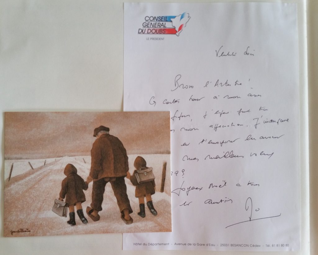 96-1993 cartes voeux conseil général, G.Gruillot