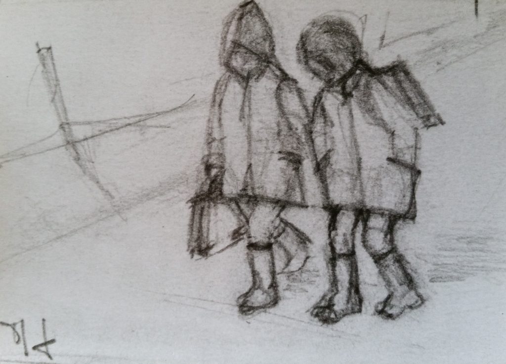 08-1985 enfants extraits carnets de croquis