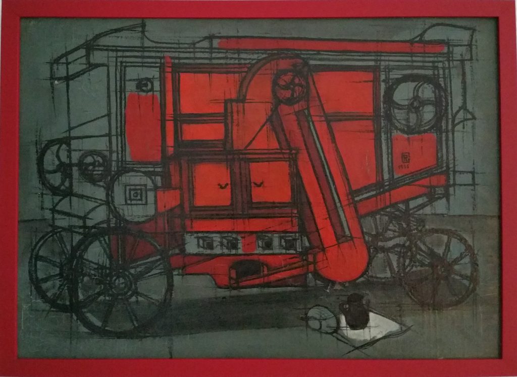 1955 la batteuse 8P 0,30-0,40 toile