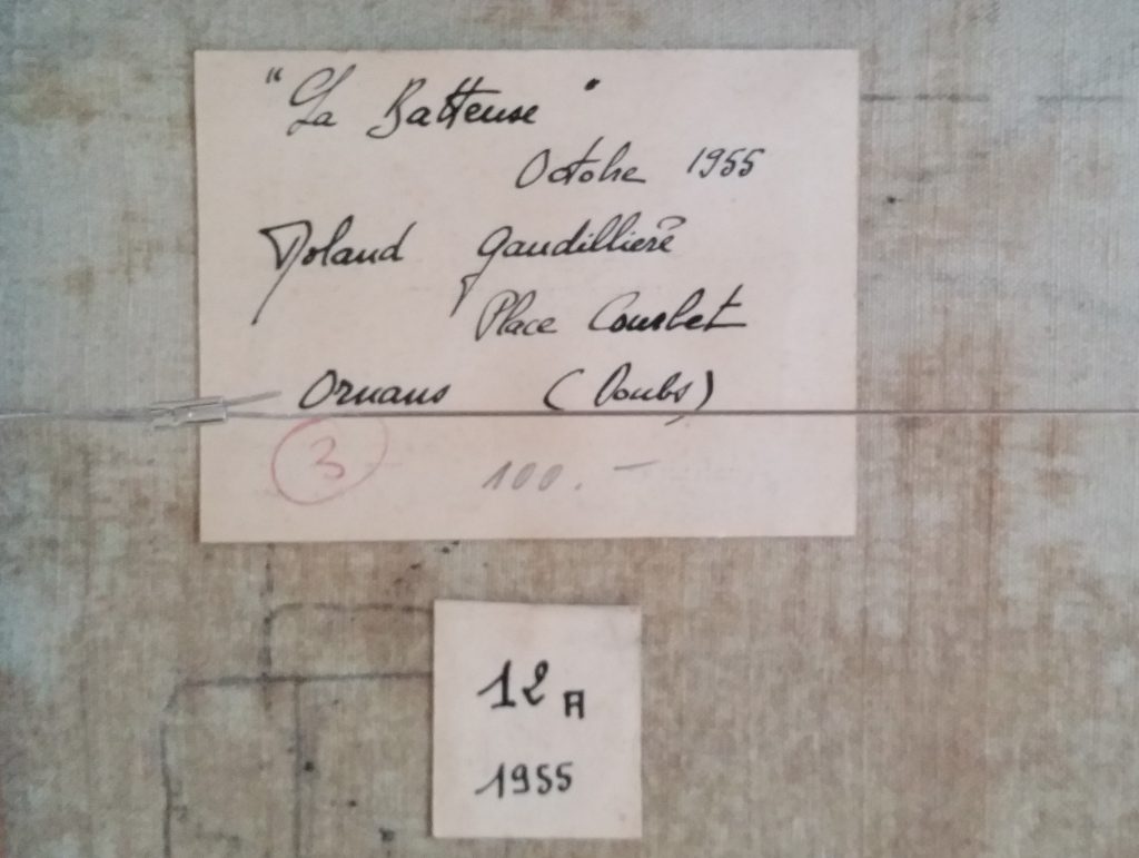 1955 la batteuse verso