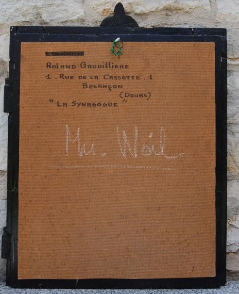 1965 la synagogue dite l'Espagnole verso