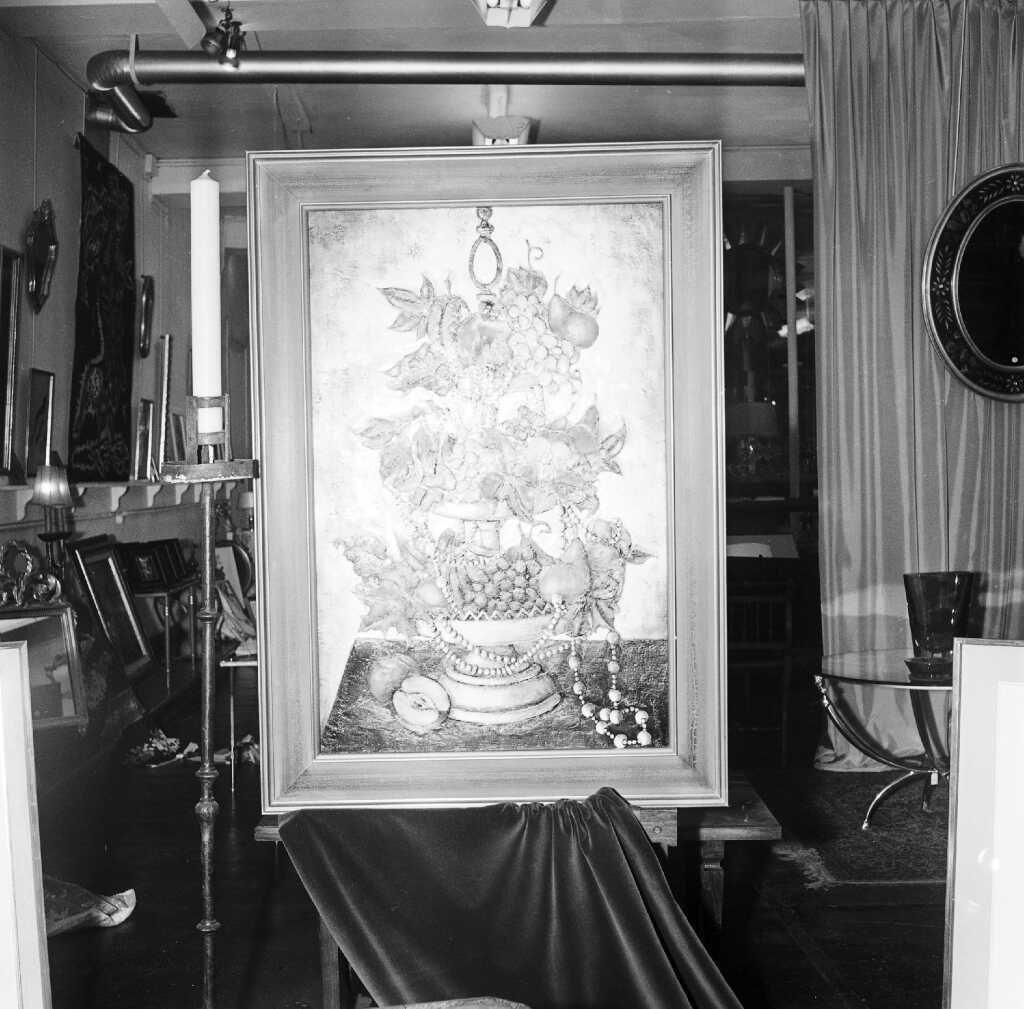 1965 le surtout de table 30M, vitrine galerie Demenge