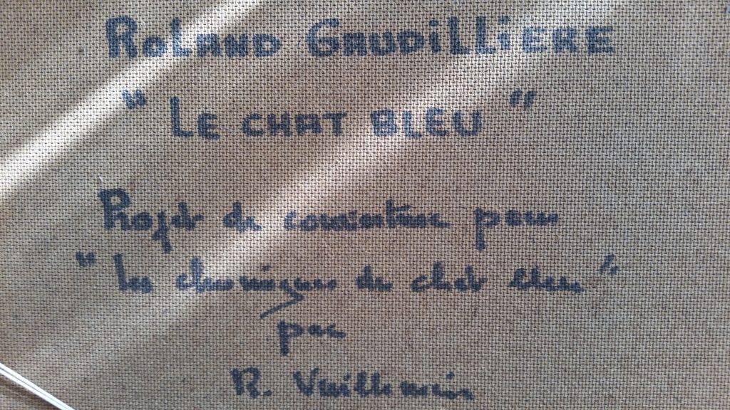 1975 le chat bleu verso