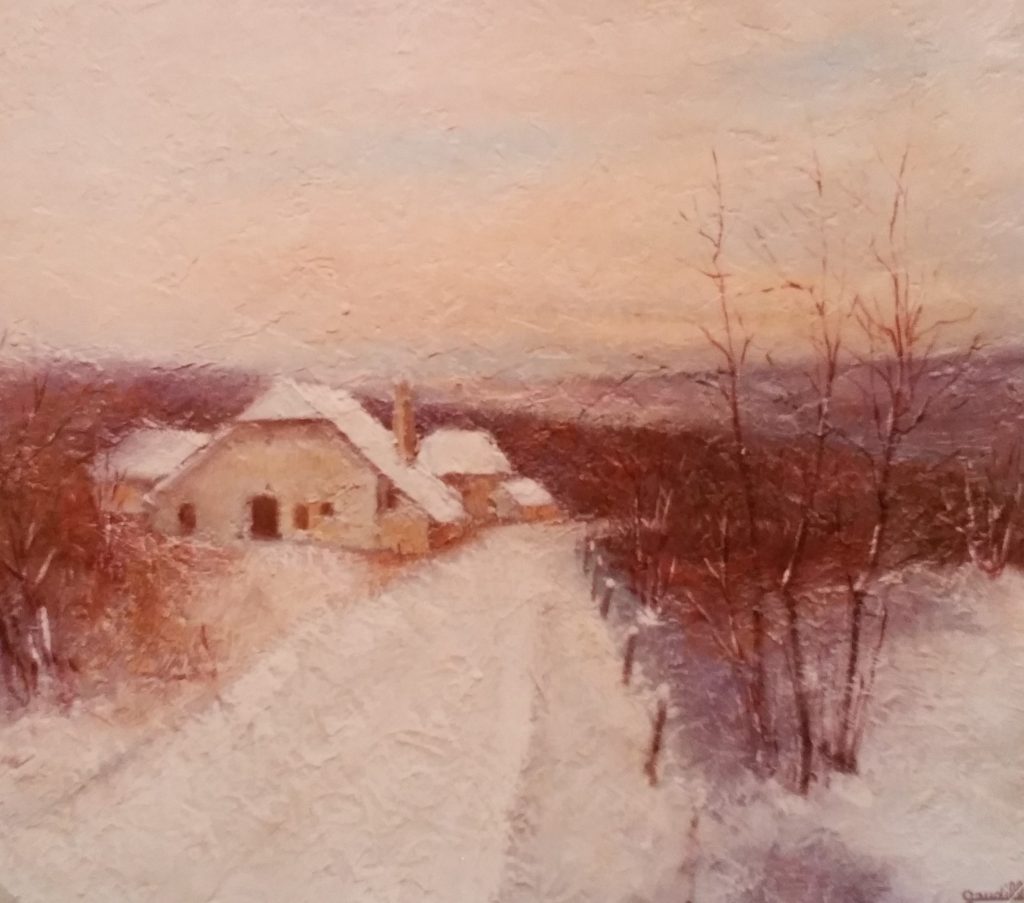 1982-7 ferme sous la neige 8F 0,38-0,46 isorel