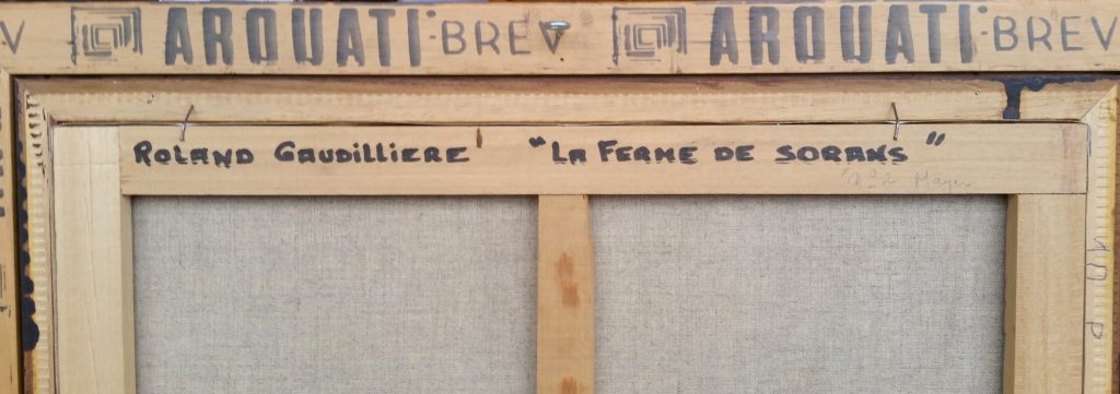 1982 la ferme de Sorans verso