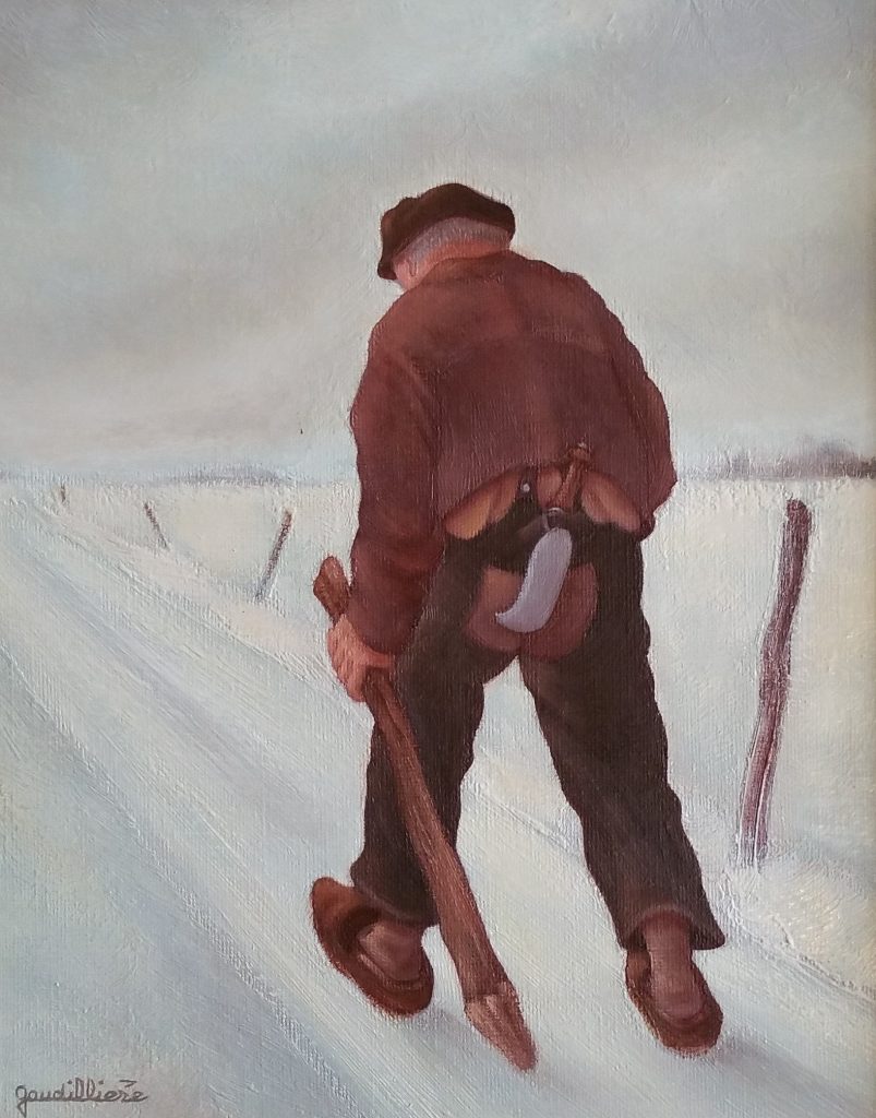 1983 l'hiver 3F 0,27-0,22 toile
