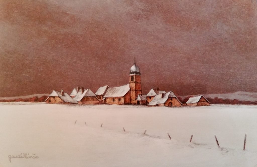 1987-37 l'hiver sur le plateau 2P 0,16-0,24 isorel
