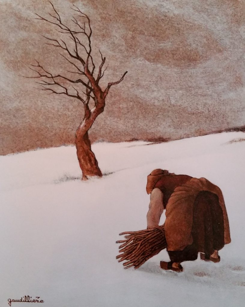 1987-45 l'arbre sec 2F 0,24-0,19 isorel