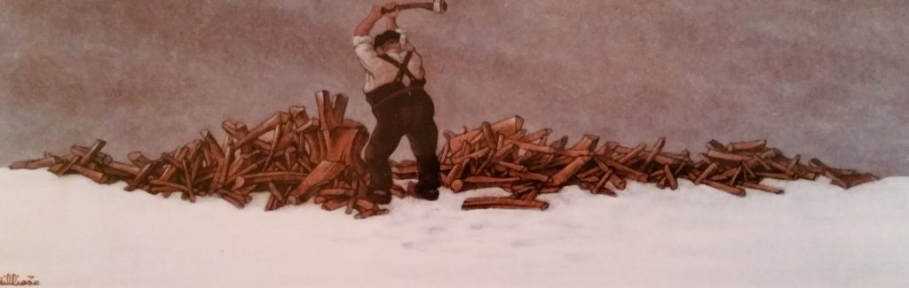 1988-8 le fendeur de bois HF5 0,18-0,54 isorel