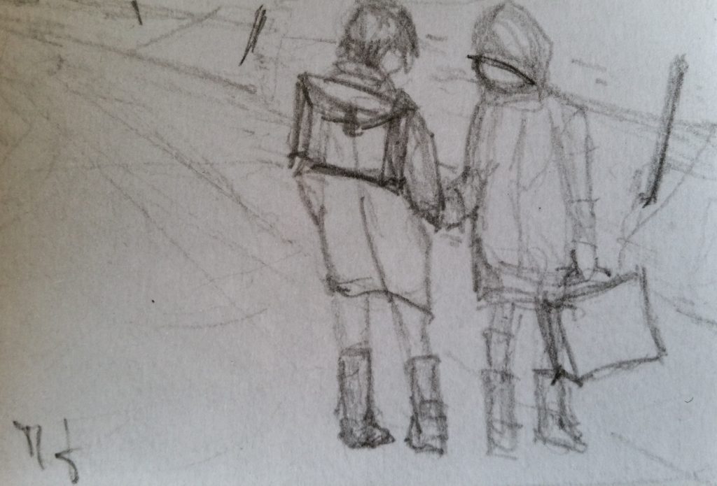 8bis-1985 enfants carnets de croquis