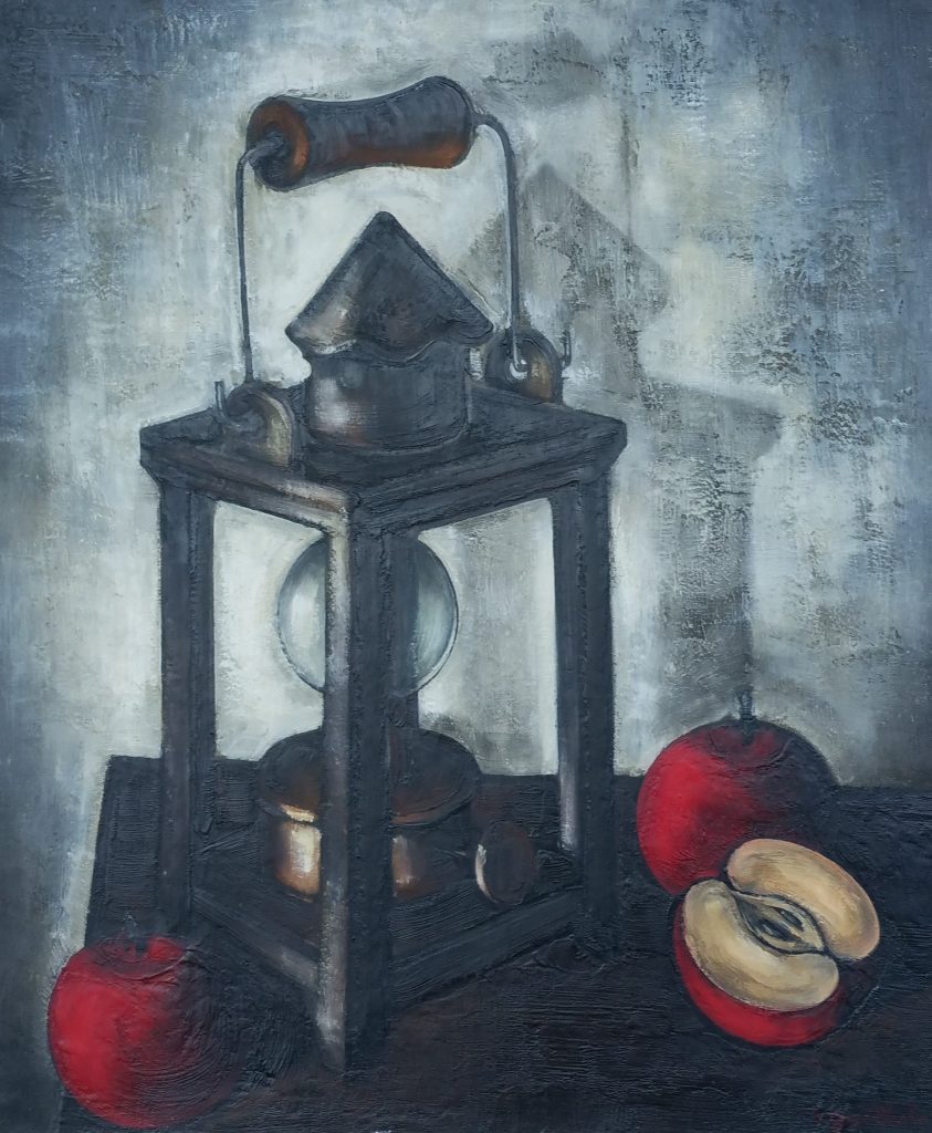1961 nature morte à la lanterne
