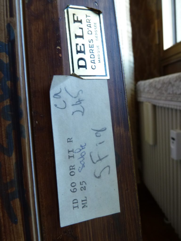 1978 le dernier automne détail cadre