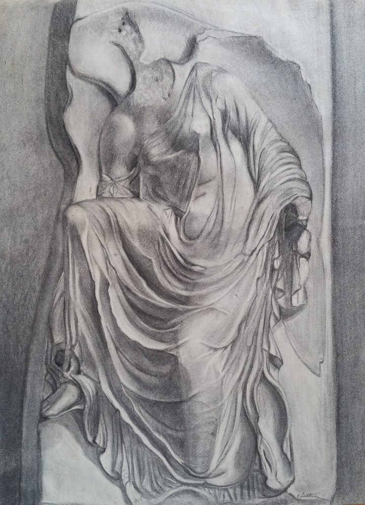 1952 le sommeil 0,63-0,48 étude dessin, Arts Décoratifs Paris
