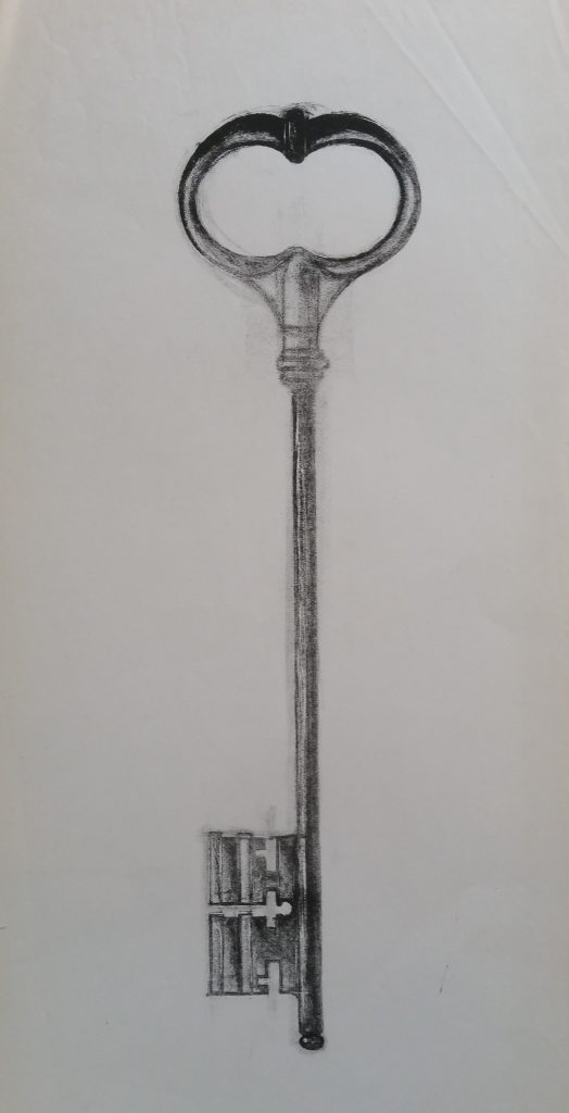 1960 la clé 0,40-0,11 litho ,non signé