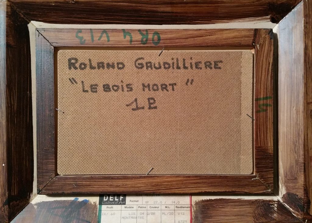 1987 le bois mort 1P verso