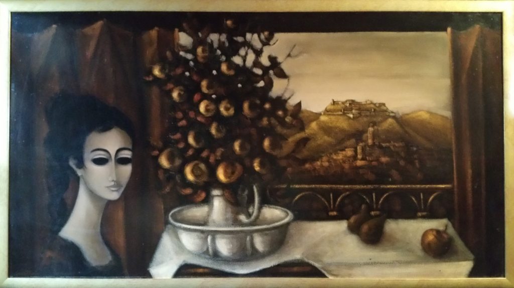 1961 jeune fille,bouquet et paysage (2)