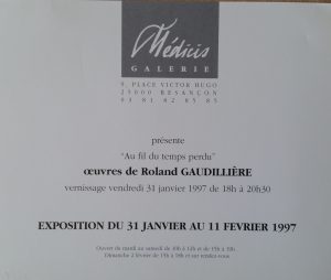 invitation allons tiens toi tranquille janvier 1997