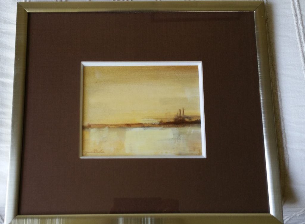 1977 le miroir 0,15-0,19 huile sur papier