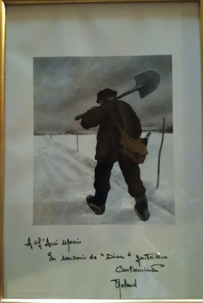 1990 le cantonnier affiche dédicacée