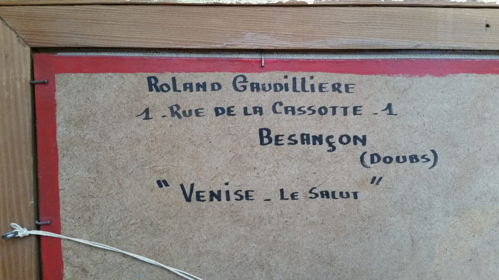 1962 venise-le salut verso