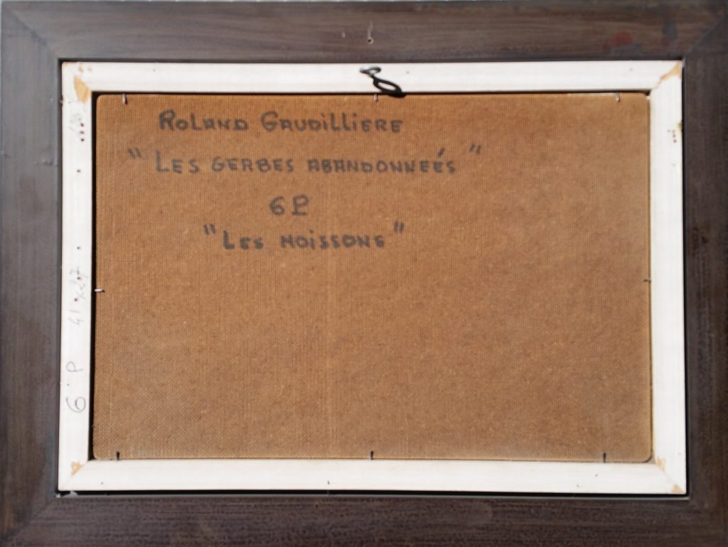 1973 les gerbes abandonnées-les moissons verso