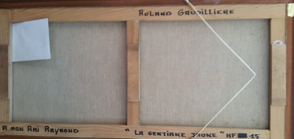 1984 la gentiane jaune verso
