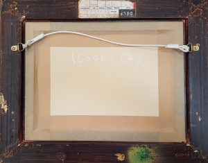 1989 l'étang dans la forêt 3P verso