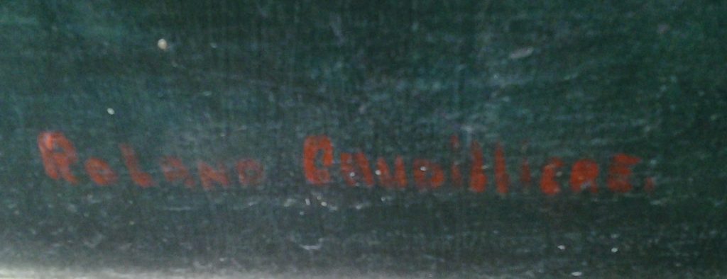 1950 les regains détail signature
