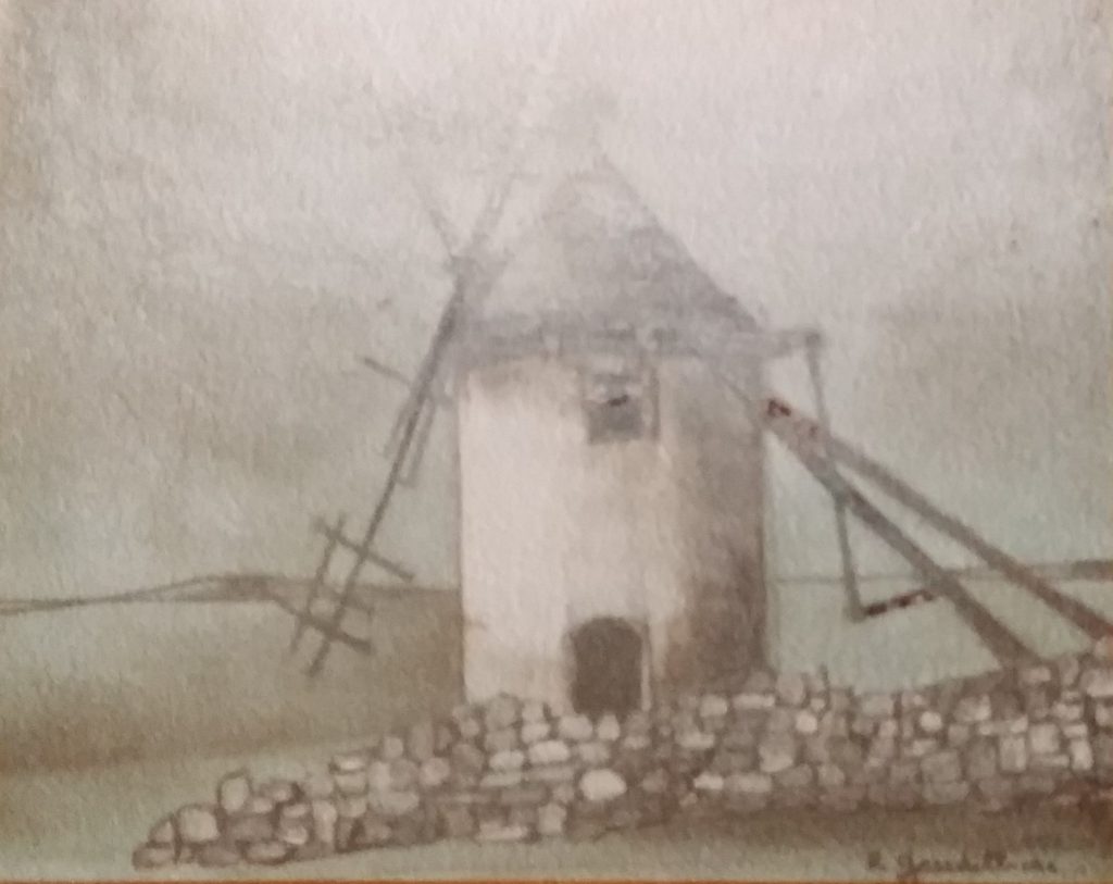 1958-4 le moulin à vent ou le moulin 3F 0,22-0,26 isorel