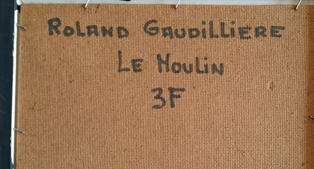 1958 le moulin à vent ou le moulin 3F verso
