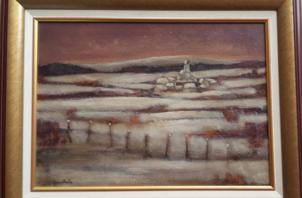 1971 paysage de neige 8P