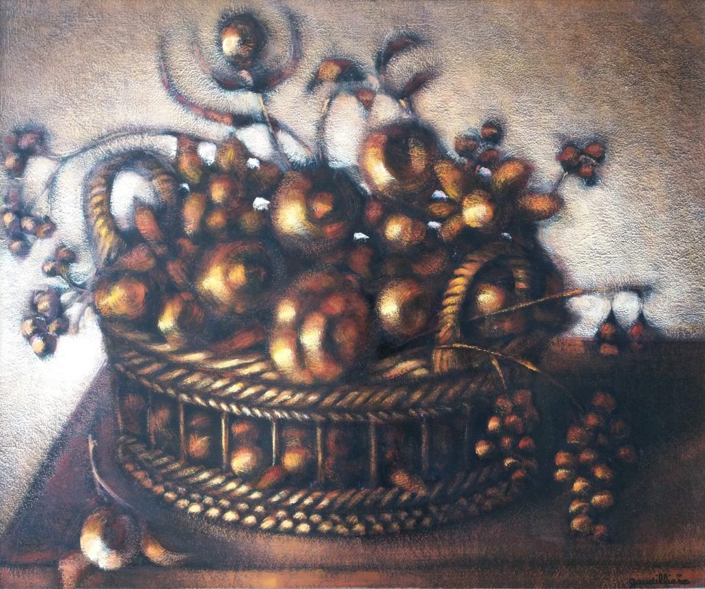 1973 petit bouquet à la corbeille n°1 gauche 12F 0,50-0,61 isorel