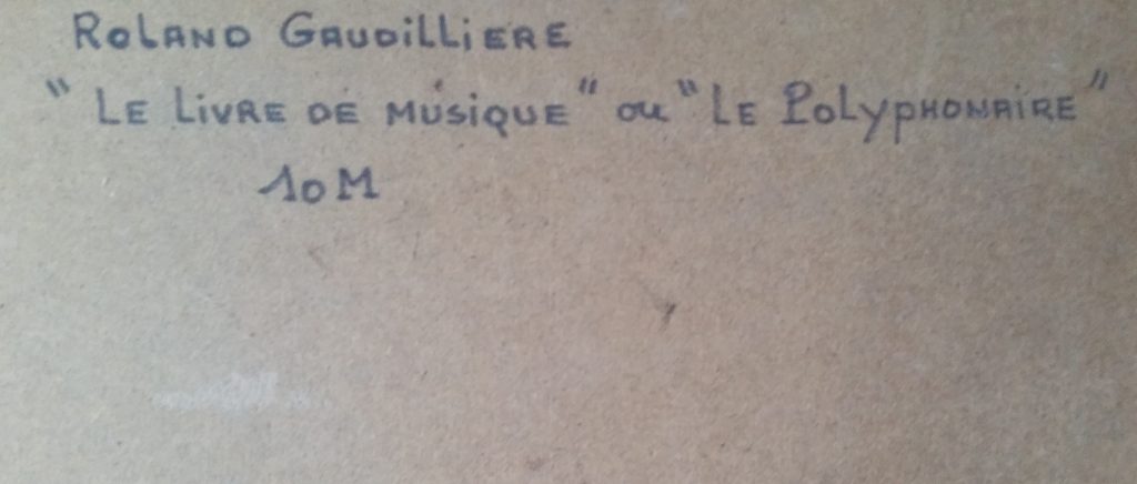 1979 le polyphonaire verso