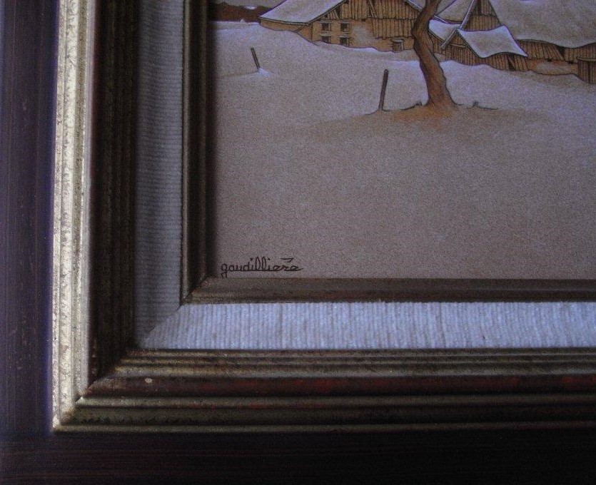 1994 le verger détail signature