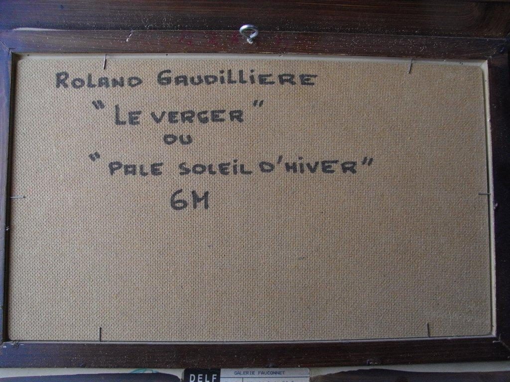1994 le verger ou pale soleil d'hiver