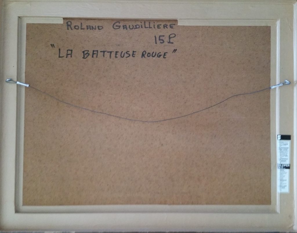 1965 la batteuse rouge verso