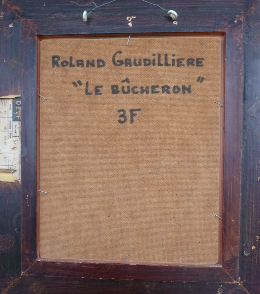 1990 le bûcheron verso