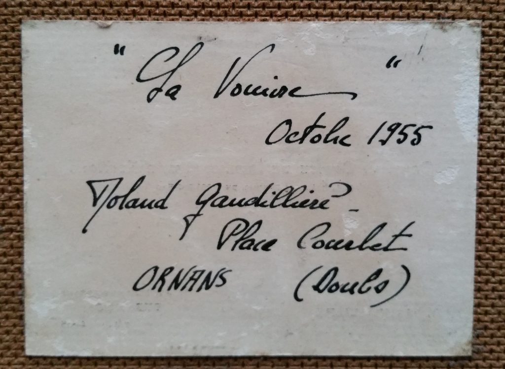 1955 la vouivre 4P verso