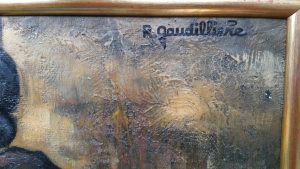 1961 les moissons 40P détail signature