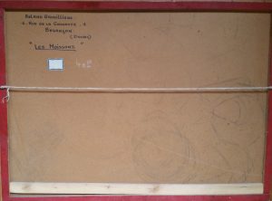 1961 les moissons 40P verso