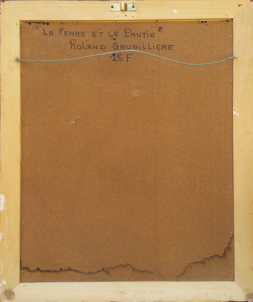 1968 la femme et le pantin verso